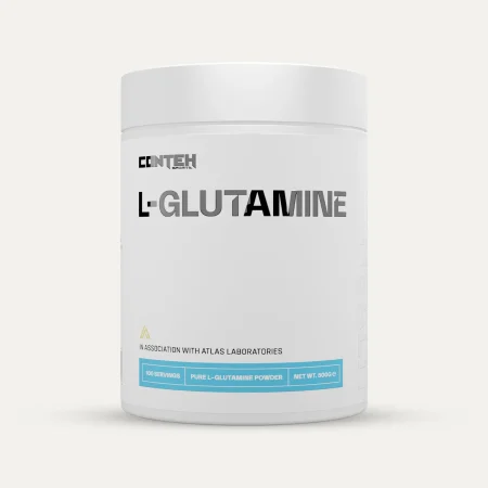 Conteh Sports L-GLUTAMINE 500g Front of Tub