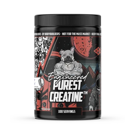 Engineered Muscle Purest-Creatine-Front of tub